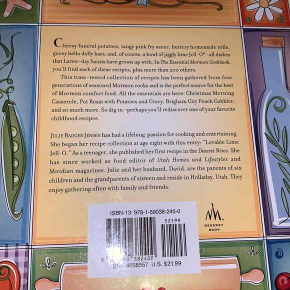 The Essential Mormon spiral hardback Cookbook - Picture 3 of 5